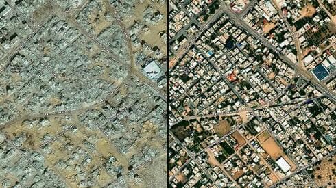 Rafah, antes y después. 