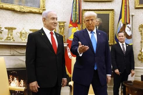 Benjamín Netanyahu y Donald Trump. 