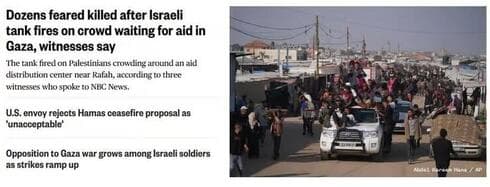 Medios internacionales culpan a Israel de la masacre. 