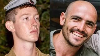 El sargento Chen Gross y el sargento Yoav Rewer cayeron en la explosión del edificio de Khan Younis.    