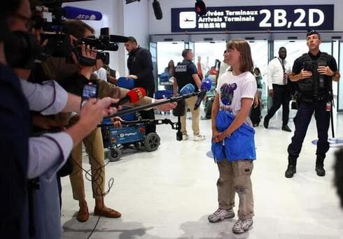 Greta Thumberg llega a París