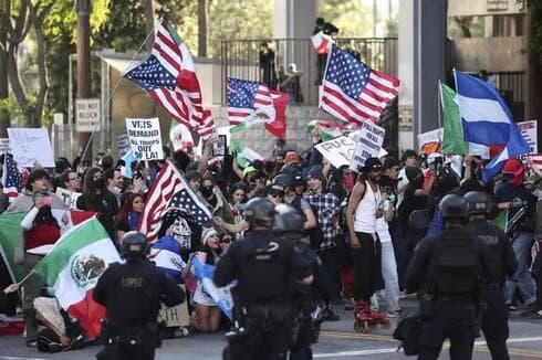 Protestas en California