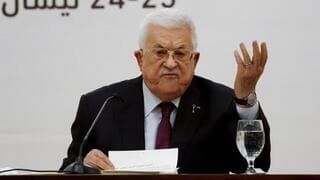 Mahmoud Abbas, presidente de la Autoridad Palestina. 
