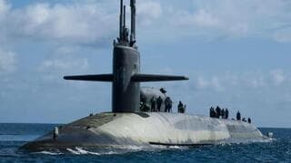 El submarino Georgia, capaz de albergar y lanzar misiles Tomahawk. 