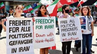 Manifestaciones contra el régimen iraní, esta semana en Hamburgo. 