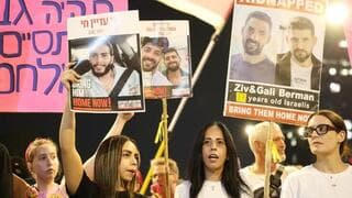 La manifestación en Tel Aviv, el sábado por la noche.