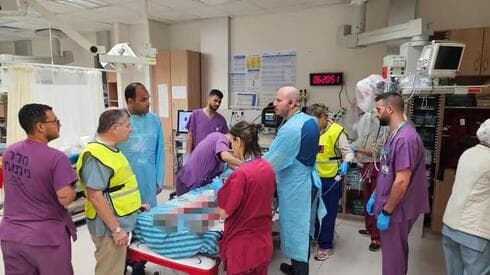 Tratamiento de heridos de guerra en el Hospital Soroka. 