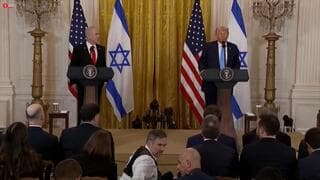 Benjamín Netanyahu y Donald Trump. 