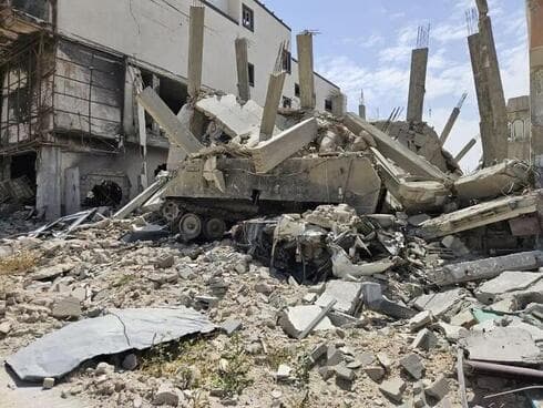 Rafah destruida. ¿Se construirá aquí un enorme campamento de tiendas de campaña? (Yoav Zeitun) Rafah destruida. ¿Se construirá aquí un enorme campamento de tiendas de campaña?