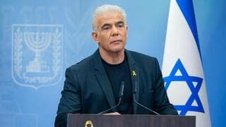 Yair Lapid, líder de la oposición. 