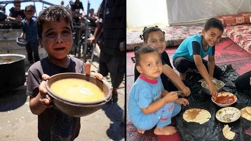 Fotos publicadas por World Central Kitchen (WCK) que muestran la apertura de cocinas locales en la Franja de  Gaza. 