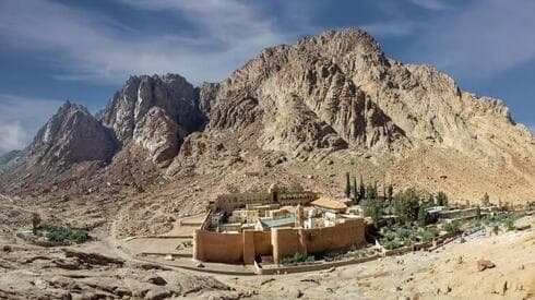 Monasterio de Santa Catalina al pie del Monte Sinaí. 