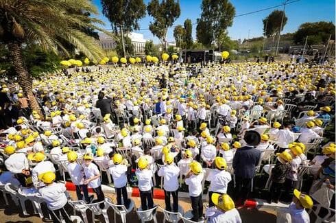 Una manifestación de jóvenes ultraortodoxos. (Daniel Neposi) Una manifestación de jóvenes ultraortodoxos.