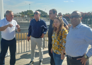 סיור חברי הנהלת העיריה. צילום: דוברות עיריית ראשון לציון