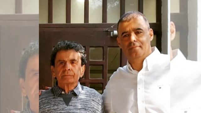 חיים סער ז"ל ובנו רפי. "מתגעגע אליו" (צילום: פרטי) חיים סער ז"ל ובנו רפי. "מתגעגע אליו"