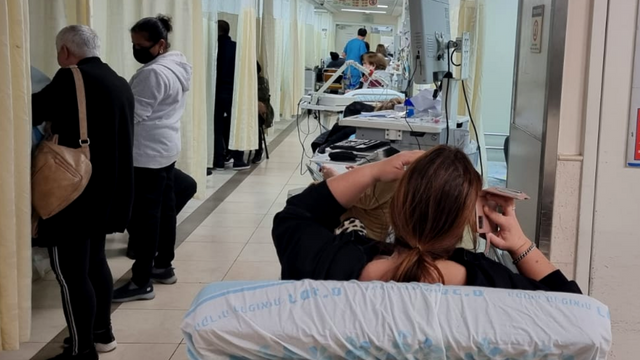 מסדרונות מלאים במיון רמב"ם