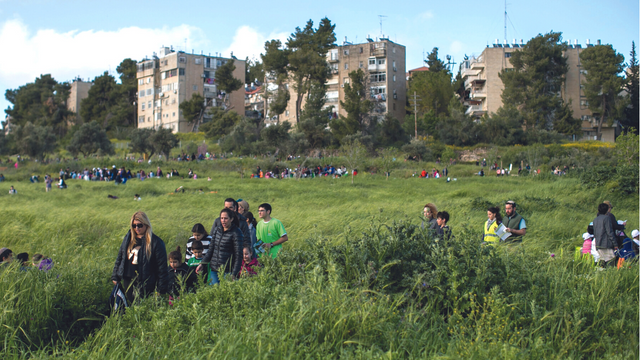 חשש לפגיעה במערכת האקולוגית. עמק הצבאים (למצולמים אין קשר לנאמר)