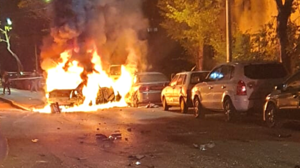 פיצוץ רכב בקרית ביאליק