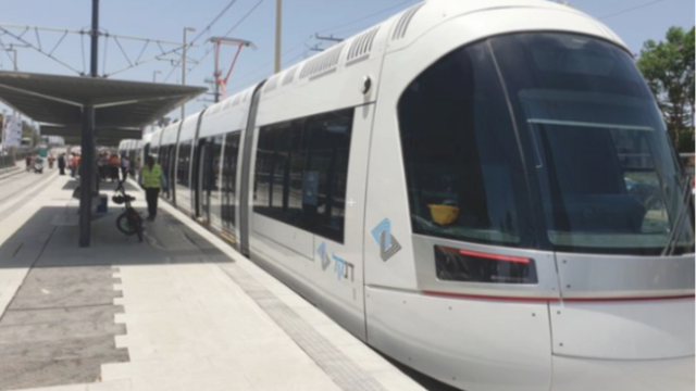 הרכבת הקלה פתח תקוה - תמונת פייסבוק