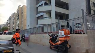 מזירת האירוע ברחוב הנביאים בבת ים