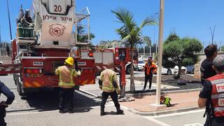 מזירת האירוע בבאר יעקב