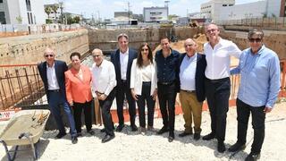 טקס הנחת אבן הפינה לבית החולים החדש בראשל"צ