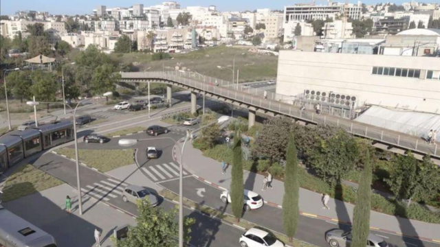 הדמיית הגשר בתכנית כביש הברך