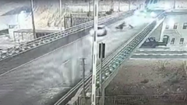 תיעוד התאונה בכביש 16
