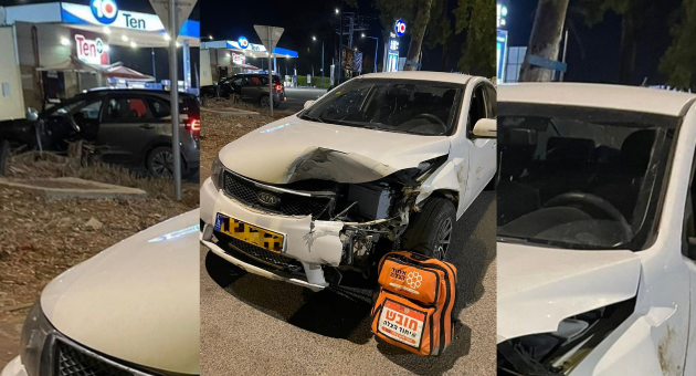 זירת התאונה בכביש 675 (התענכים)