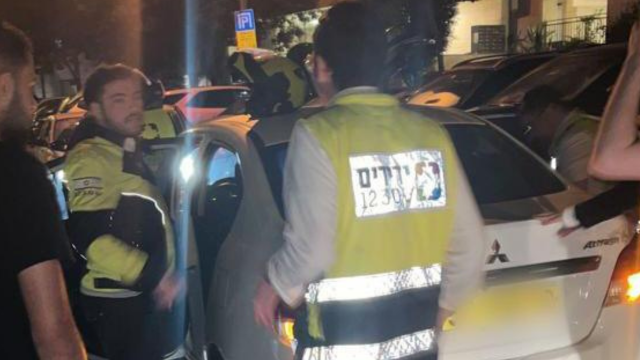 החילוץ ברחוב הקבלן שבשכונת הר נוף 
