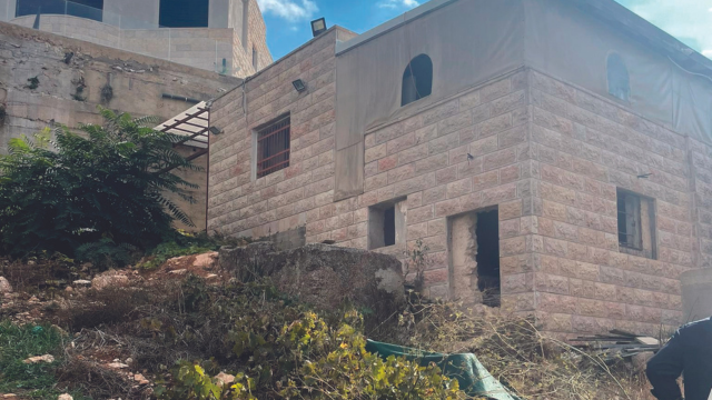 תיכת עבירה, לכאורה. הווילה ברחוב השמיר 