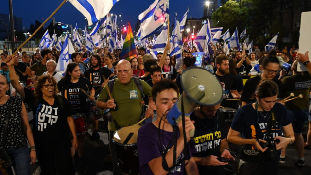 המחאה בבאר שבע. חסימות צירים שלא תואמו מראש