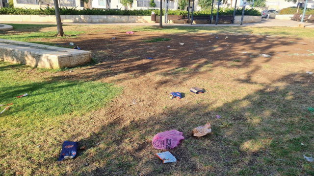 "כמו מזבלה". הפארק בשכונת כרמים