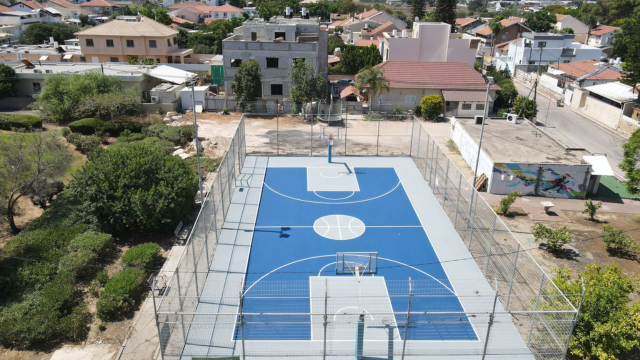 המגרש המשודרג בשכונת שמשון