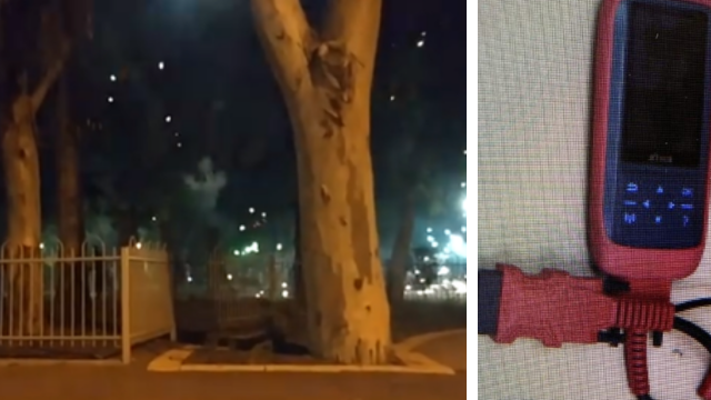 כלי הפריצה שנתפסו אצל החשודים בגן הציבורי