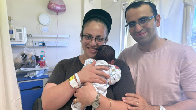 בני הזוג לאחר הלידה