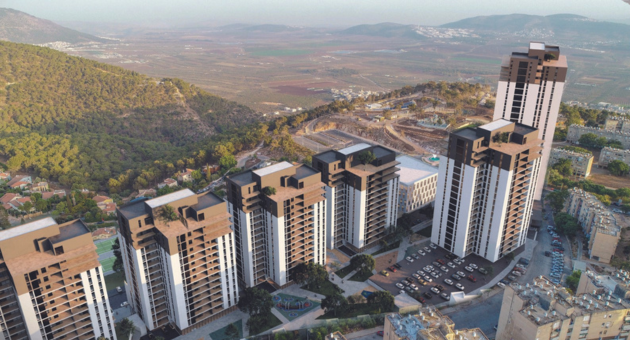 פרויקט 'פינוי בינוי' תירוש. צמוד לפארק העירוני