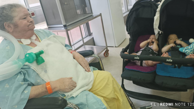 דיאן ונכדיה במרכז השיקומי 