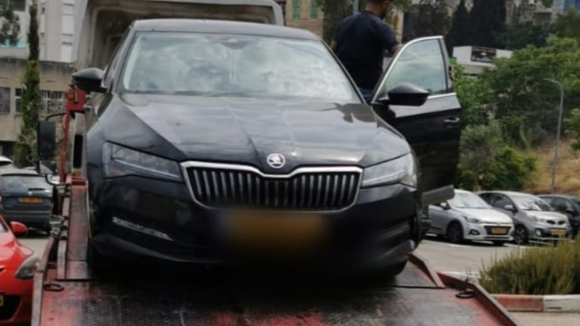 בלי רישיון ובלי ביטוח. הרכב שהוחרם