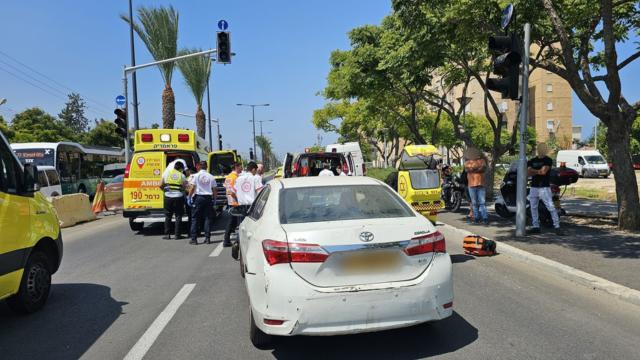 הולכת רגל נפצעה קשה כתוצאה מפגיעת רכב 