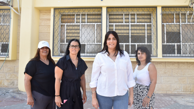 בית ספר  "אור לטף". מימין: שירית פרץ, קרן דרורי, אורנה יאמין ומלכה פחימה