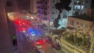 זירת האירוע ברחוב בארי
