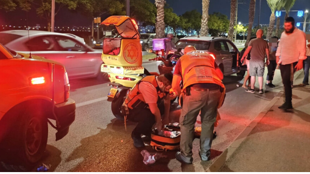 זירת התאונה בקרית אתא