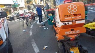 מזירת התאונה בבת ים