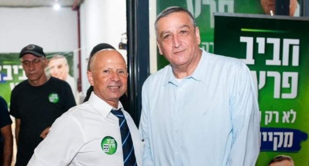 חביב פרץ וראש העיר אבי אלקבץ