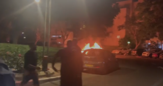 מזירת נפילת הטיל בראשל"צ