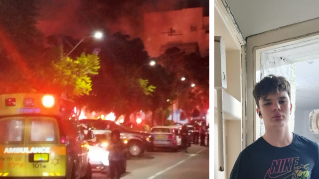 שון מקלסקי וזירת נפילת הטיל בראשל"צ
