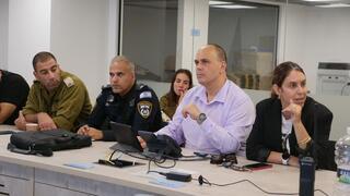 ראש העירייה בחדר המצב העירוני בבת ים