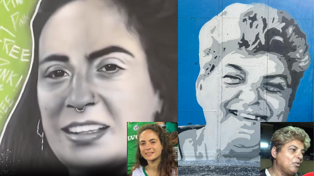 הנשים והציורים. רחל מאופקים וענבר מחיפה