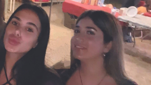 רז סורוקה וחברתה סתיו ז"ל יחד בפסטיבל